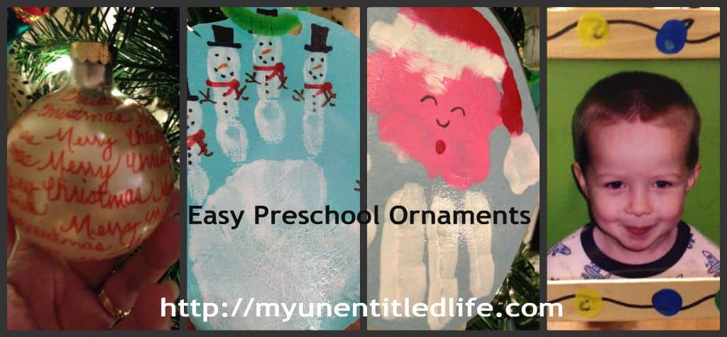 easy preschool ornaments