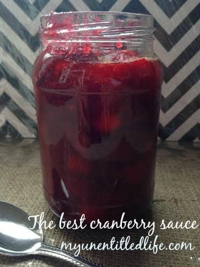 the best cranberry sauce