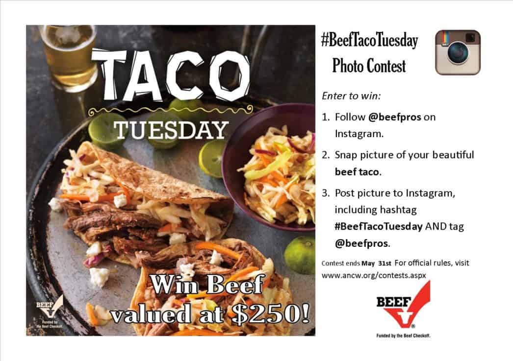 Beef Taco Tuesday photo contest