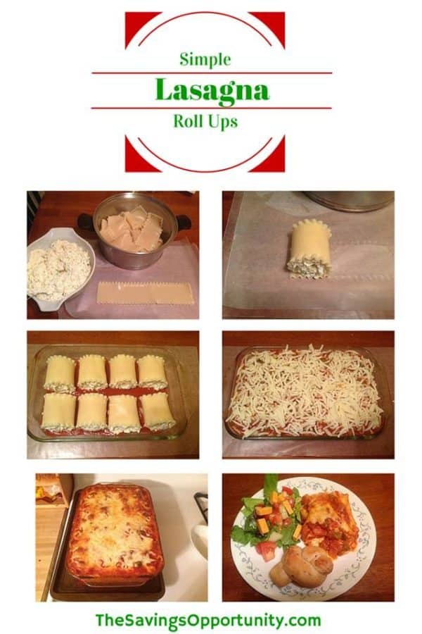lasagne roll ups recipe