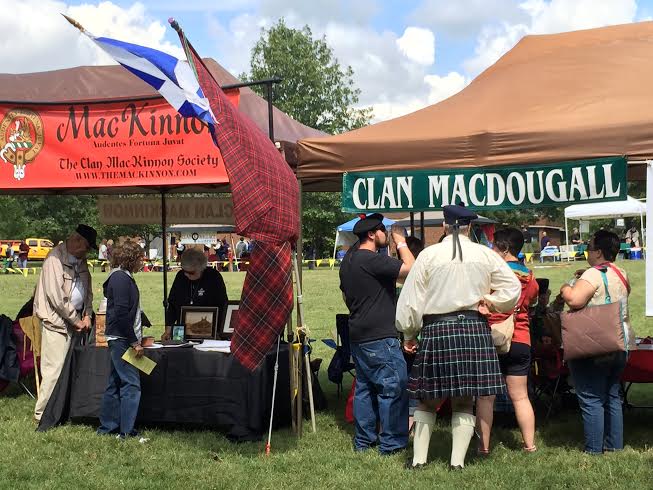 the clans at the middle tennessee highland games