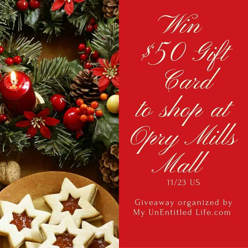 win $50 opry mills gift card