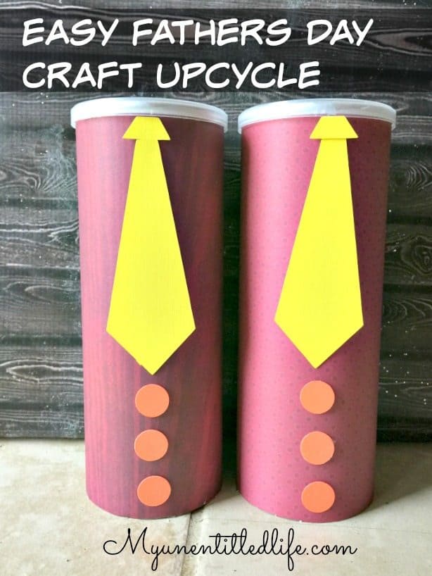Easy Fathers Day Craft Upcycle