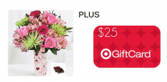 target and flowers giveaway