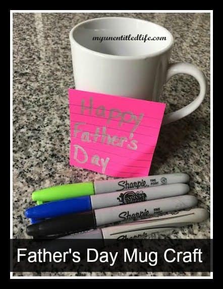 fathers day mug craft