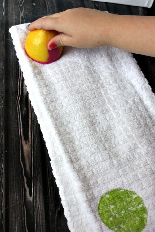 lemon tea towels