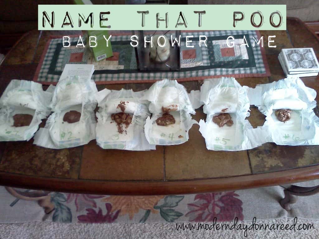 name that poo baby shower game