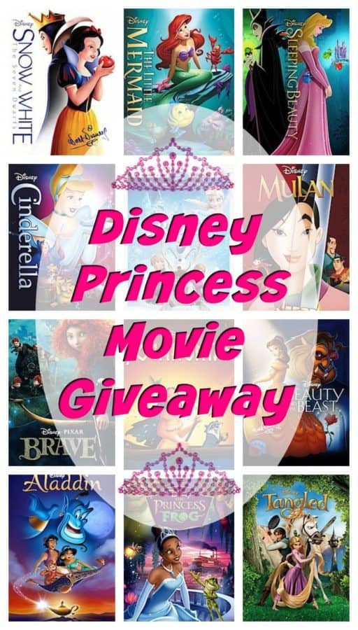 disney princess movie giveaway