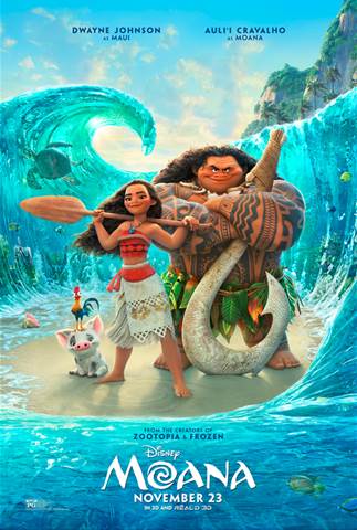 moana poster and new trailer